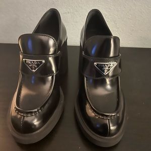 Prada Heeled Loafers